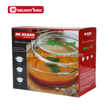 Horno rectangular Guardar Vidrio Cazuela Pot